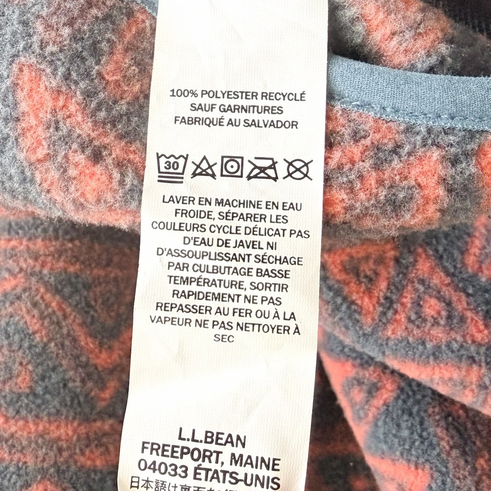 L.L. Bean Patterned Fleece - Picture 6 of 11